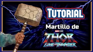 Como hacer el martillo de Thor!!!/martillo de Jane Foster / Tutorial /Agustín Robinson