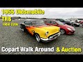 Copart Walk Around 1955 Oldsmobile, TR6, BMW X5M