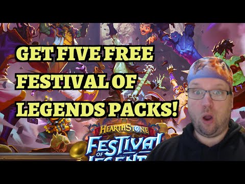 Get Five Free Festival of Legends Hearthstone Packs from Events Leading Up to the New Expansion