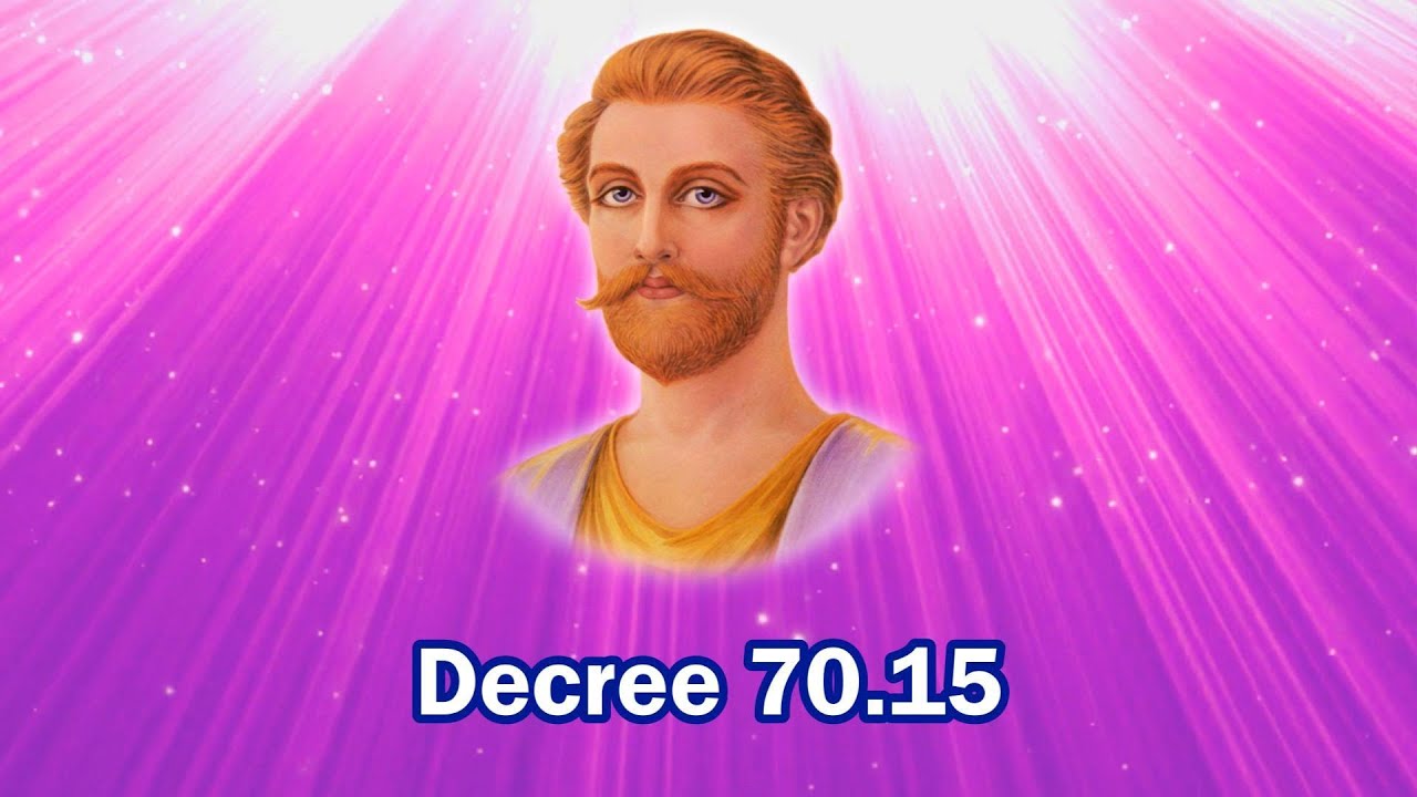 Decree 70.15 “O SAINT GERMAIN, SEND VIOLET FLAME” (x25)