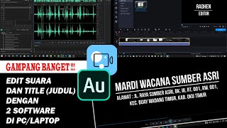 Cara Edit Effect Suara dan Title (Judul) menggunakan 2 Software || Tutorial Radhen Editor screenshot 5