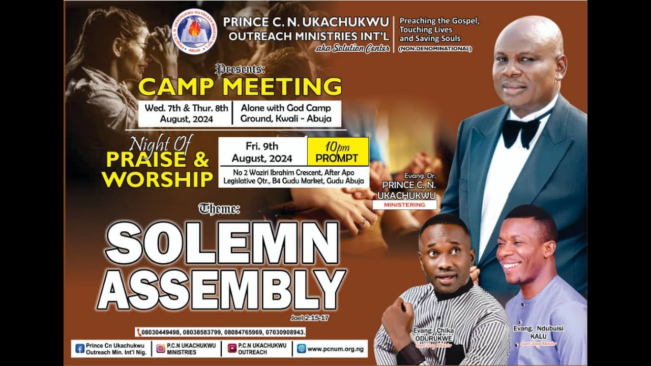 CAMP MEETING DAY 2 NIGHT (8TH AUGUST 2024) - YouTube