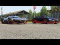 Mercedes-Benz Concept vs Bugatti Veyron 16.4 SS at Monza Full Course