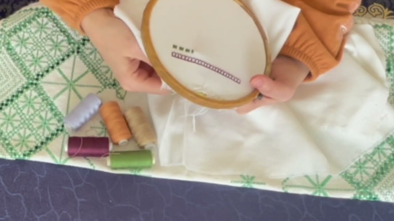 الدرس   التاني من سلسلة تعليم الطرز نروجي مع الخياطةللمحترفين 