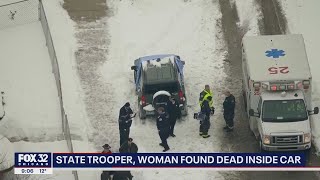 Illinois State Police trooper, woman found dead inside car in Chicago