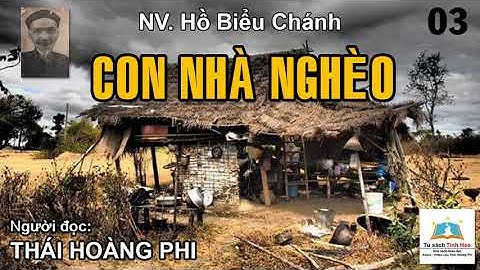 CON NHÀ NGHÈO. Tập 03. Tác giả Hồ Biểu Chánh. Người đọc: Thái Hoàng Phi
