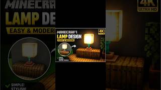 MINECRAFT BEST LAMP 🛋️ DESIGN 1-Min Build! #arknights
