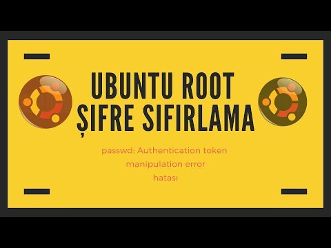 Video: Ubuntu şifresini Sıfırla