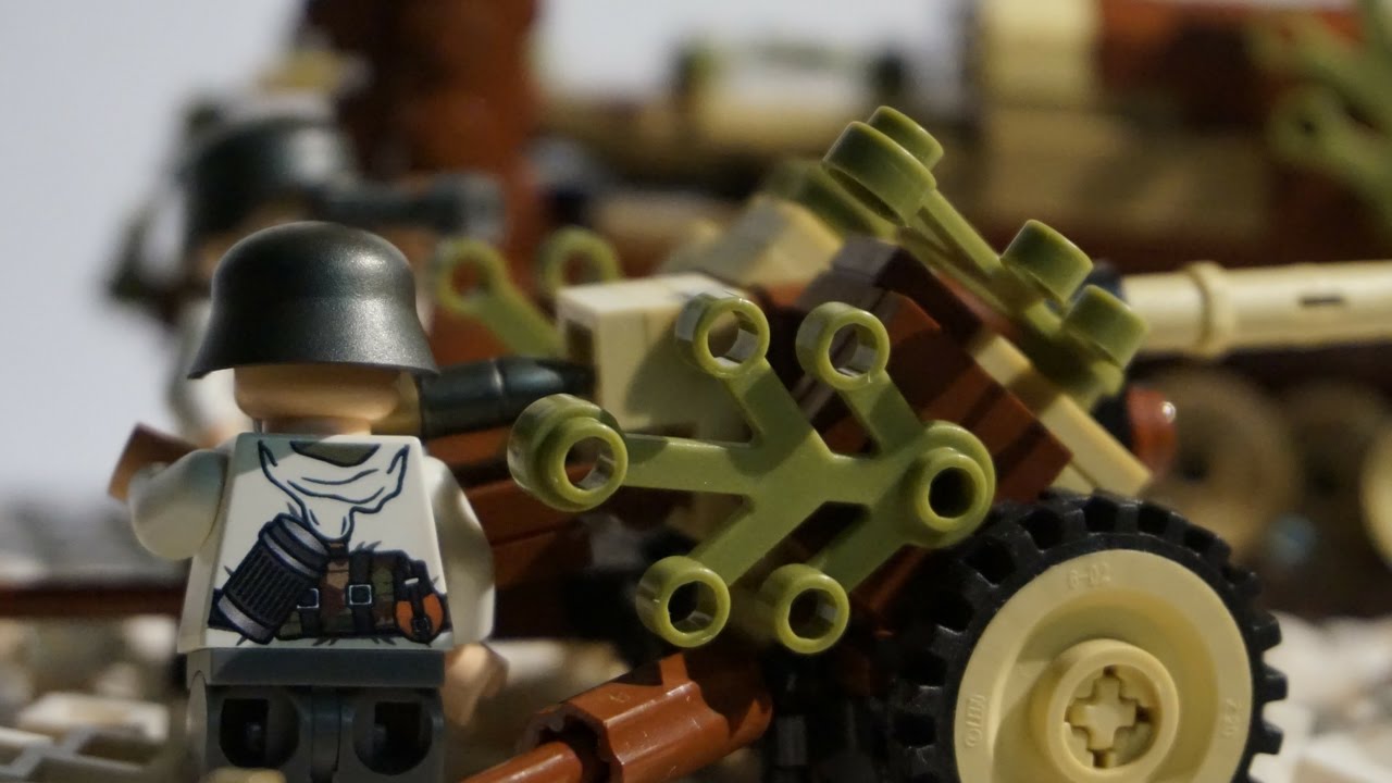 Brickmania lego ww2 Pak 38 custom rebrick