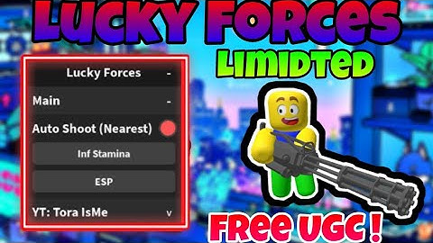 📥Roblox script hack📥/map Lucky Forces/free UGC/limidted/mobile/PC/Lion Kc Lee