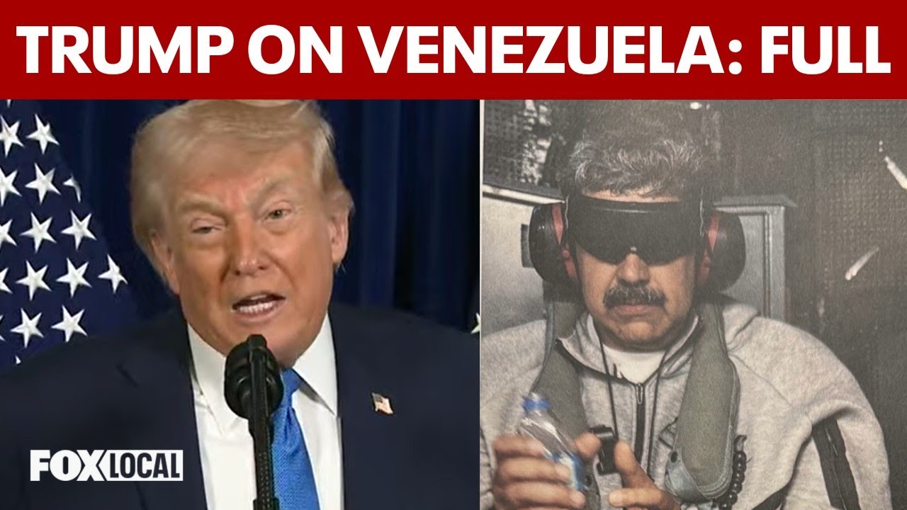 FULL REMARKS: Trump says US will ‘run’ Venezuela after Maduro captured