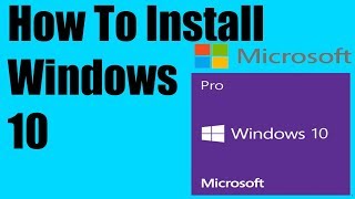 In this video i show you how to install windows 10 from a disk or usb
after have completely wiped your hard drive. get copy of burn di...