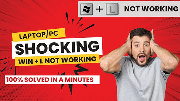 Windows key not working in windows 10/11 laptop/Windows (Lock Screen) || Hp Victus | Win + L Not