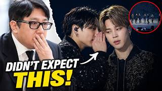 Bang Si Hyuk DIDN’T EXPECT THIS! Jungkook Whispered THIS to Jimin at BTS Arlington!