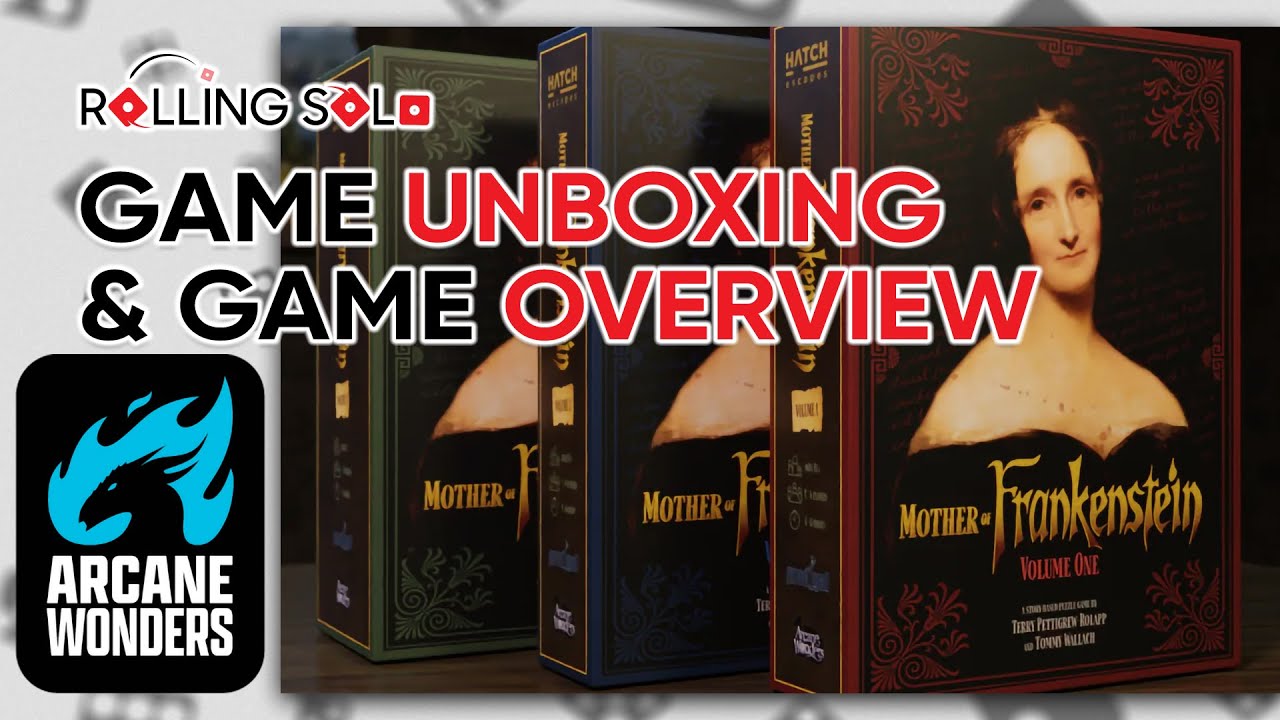 Mother of Frankenstein | Solo Playthrough | Game Unboxing & Game