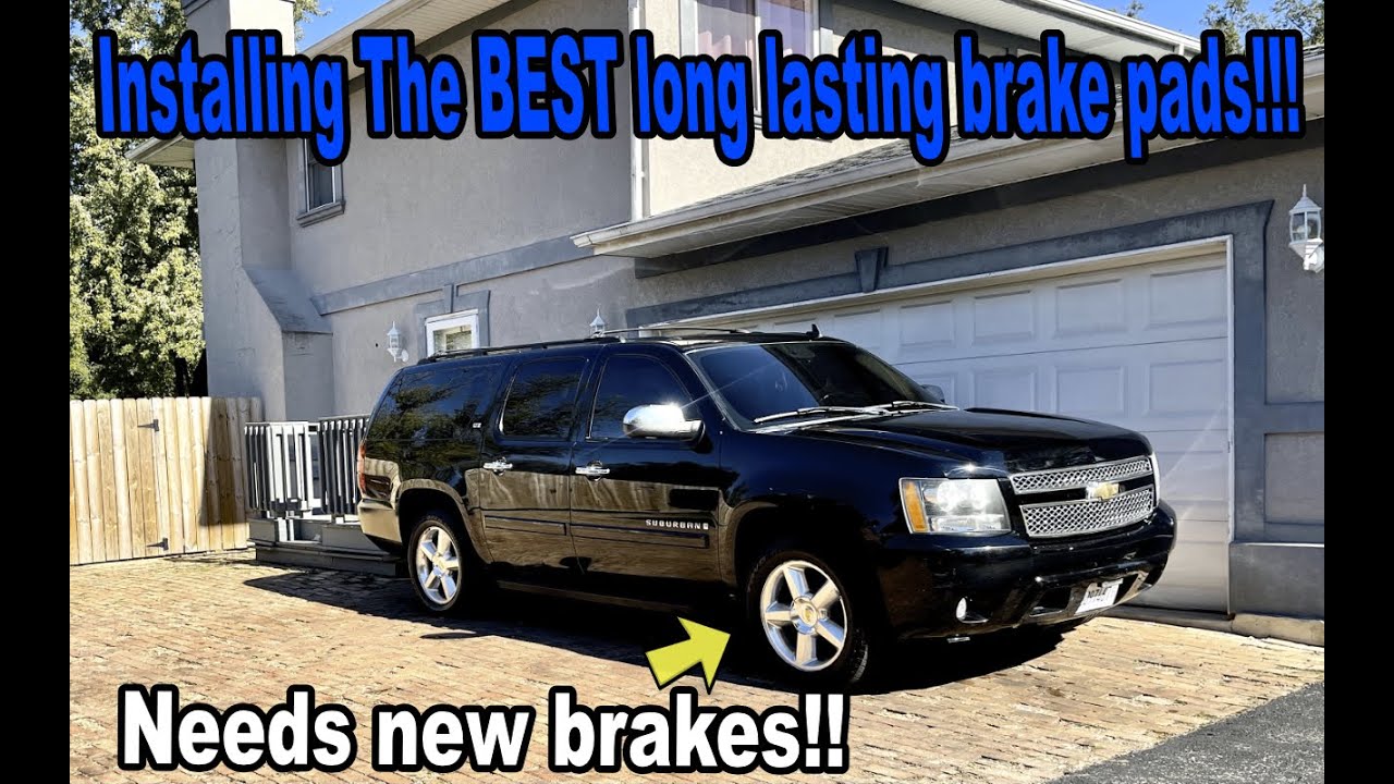 Chevy Suburban, Tahoe, GMC Yukon, Cadillac Escalade Front Brake Pad Install! The Best Brake Pads!!