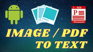 Free Android Apk - How To Extract Text From Image and Pdf Document
