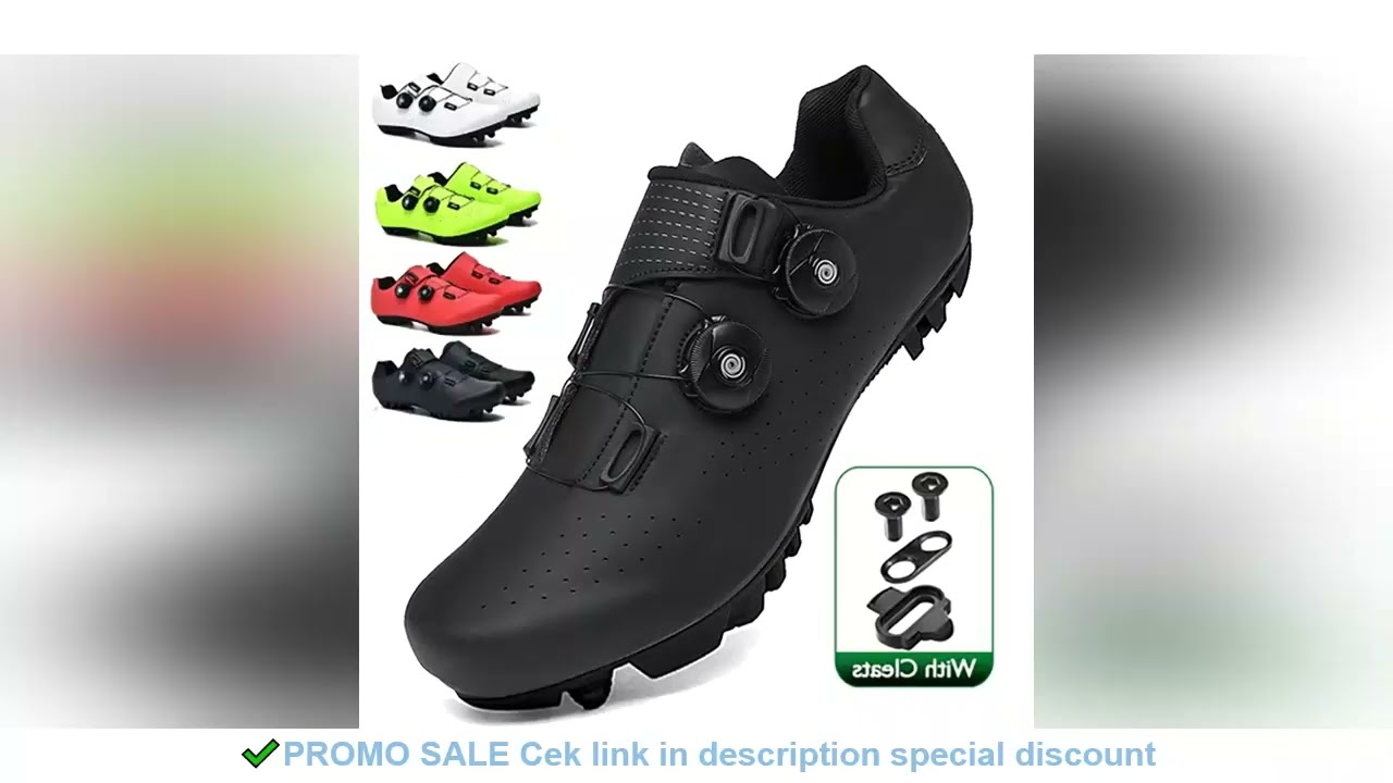 Professional Mountain Bike Cycling Shoes MTB Flat Cleat SPD Shoes Outdoor Self-Locking Big Size 48 R