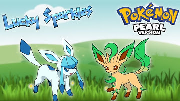 ✨ Two Shiny Eevee in the Trophy Garden - Evolved to Glaceon & Leafeon ✨ (Pokémon Pearl)