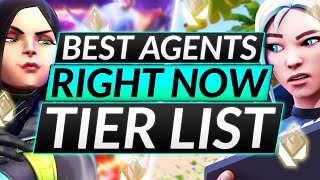 NEW UPDATED Agents Tier List - BEST and WORST Picks Right Now - Valorant Guide