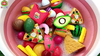 Play with Toy Foods, Fruits and vegetables - Bermain dengan Makanan, Buah dan Sayuran