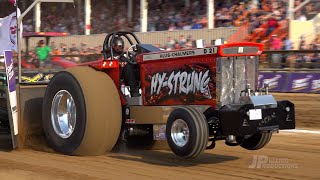 Tractor Pulling 2021: Light Super Stocks pulling at the America's Pull in Henry, IL