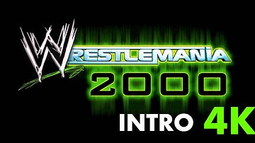 WWF WrestleMania 2000 “Intro” 4K ULTRA HD Nintendo 64 N64