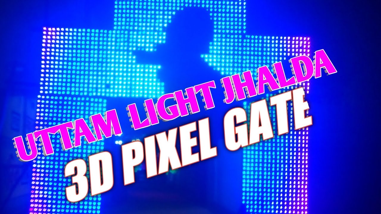 Led Pixel 3D gate
