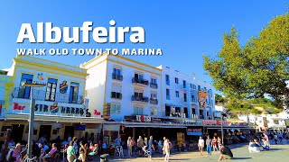 Albufeira Beauty: Walk from Old Town to Marina  4K