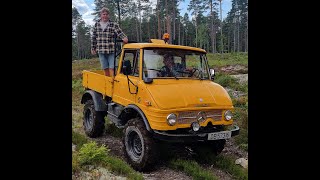 1974 Unimog 421 - test drive in the Swedish forests