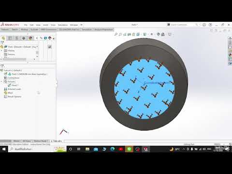 การใช้ solid works สำหรับวิเคราะห์