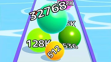 Ball Run Infinity Number Up To (128M, 256M, 512M, 1024M) All Levels Gameplay Part #854 android, ios