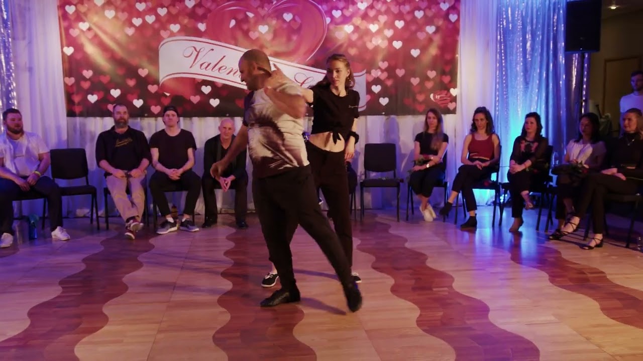 Noah Antebi & Anna Niedzialek - 1st place Advanced Jack&Jill final - Valentine Swing 2023