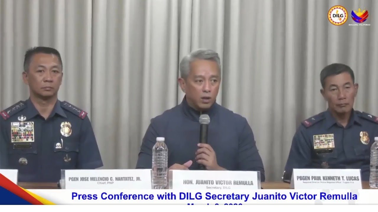 DILG Press Conference with Secretary Jonvic Remulla | March 6, 2026