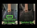 Bartolini bh2 vs nordstrand big singles bass pickup shootout