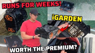 Runs for WEEKS! iGarden Pool Cleaner