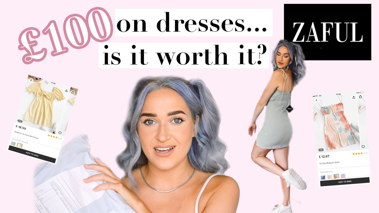 ZAFUL SUMMER DRESS TRY ON HAUL - 7 dresses for £100?!