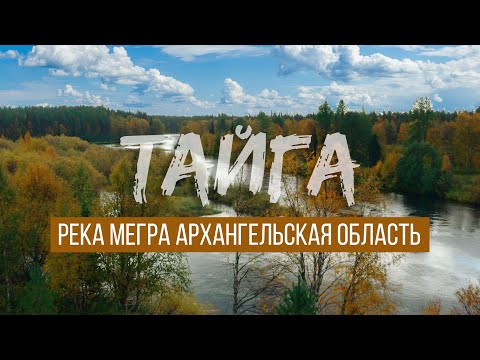 РОССИЯ. АРХАНГЕЛЬСКАЯ ТАЙГА. ОСЕННЯЯ РЫБАЛКА НА ТАЕЖНОЙ РЕКЕ МЕГРА.