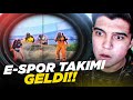 SON TAKIM E-SPOR EKİBİ ÇIKTI!! | PUBG Mobile Erangel Gameplay