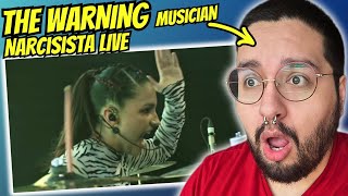 MUSICIAN REACTS! Narcisista - THE WARNING - En Vivo en Foro DiDi Monterrey