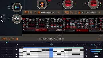 Apps Poison-202 [w/Riffer&RozetaLFO] FunkDrummer HQ (iPad5 - Zé Osório)