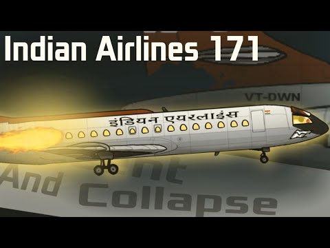 Indian Airlines Flight 171 crash animation Ascent And Collapse