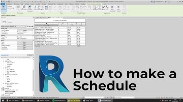 Revit - How to make Schedules in Revit (with examples)