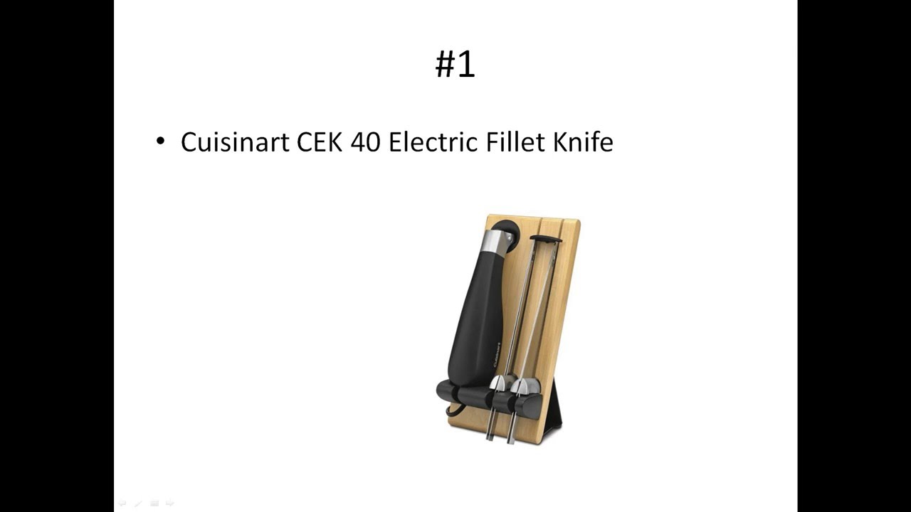 best electric fillet knife YouTube