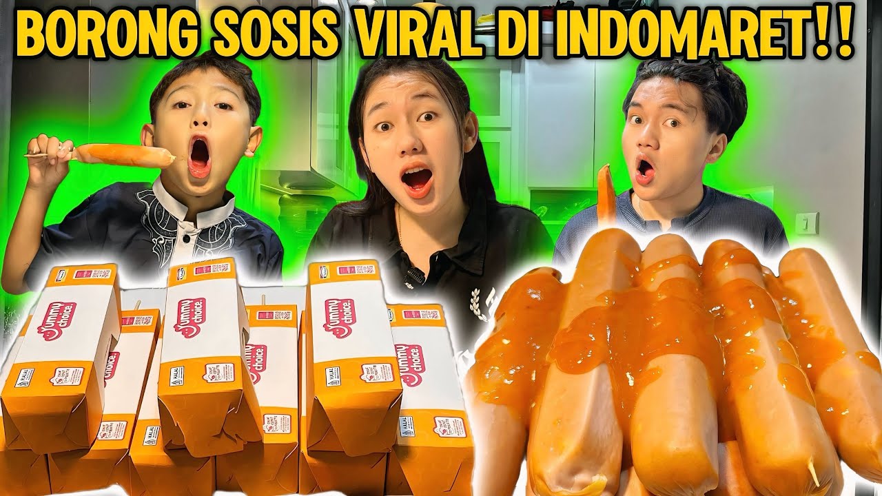 BORONG SOSIS VIRAL DI INDOMARET BIKIN NGILER‼️Yogafamilly