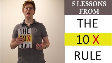 5 Lessons From "The 10X Rule" By Grant Cardone | THE 10X Rule Summary (BY Grant Cardone)