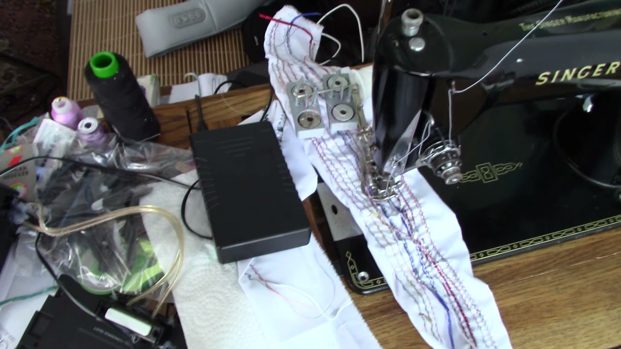 Vintage Sewing Machine on 12V for Portability