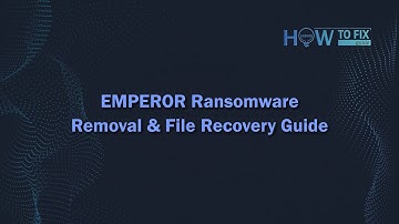 EMPEROR Ransomware Virus Removal & File Decryption Guide