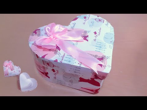 فيديو: كيفية صنع علبة هدايا على شكل قلب
