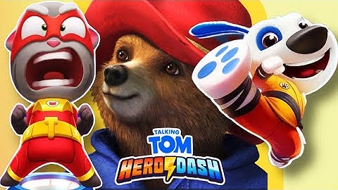 Talking Tom Hero Dash vs Paddington Run vs Talking Tom Gold Run Gameplay